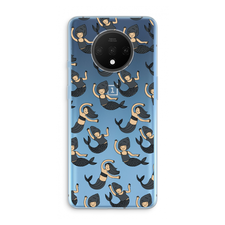 Zeemeermin: OnePlus 7T Transparant Hoesje