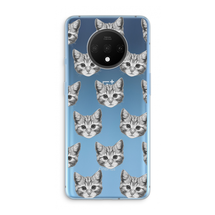 Kitten: OnePlus 7T Transparant Hoesje