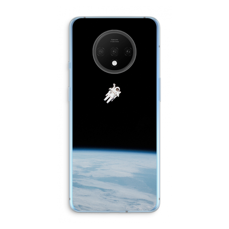 Alone in Space: OnePlus 7T Transparant Hoesje