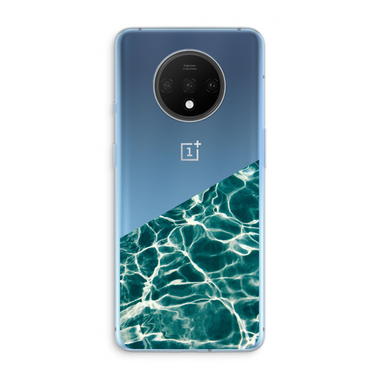 Weerkaatsing water: OnePlus 7T Transparant Hoesje