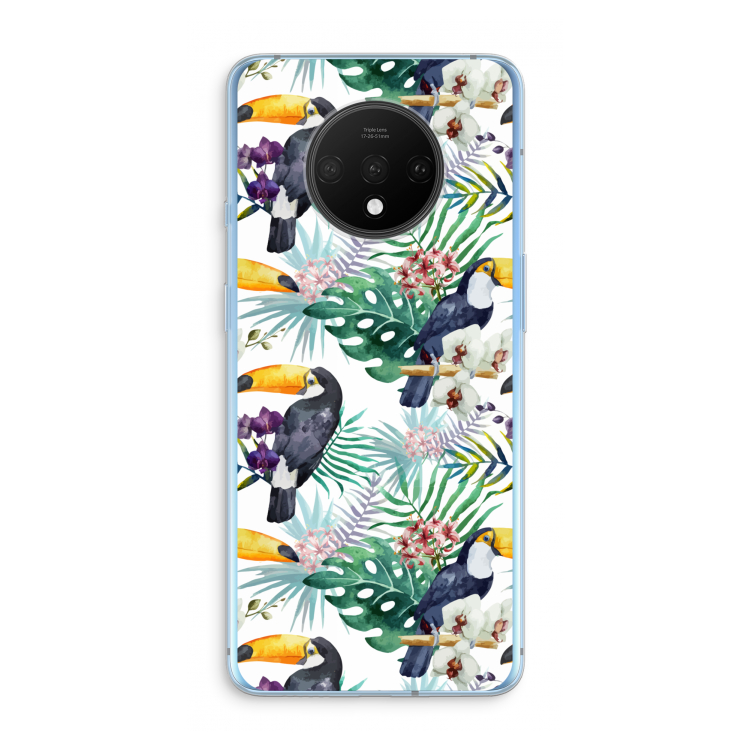 Tukans: OnePlus 7T Transparant Hoesje