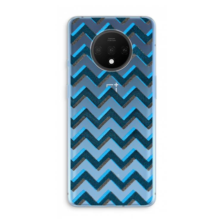 Onderbroken lijn: OnePlus 7T Transparant Hoesje