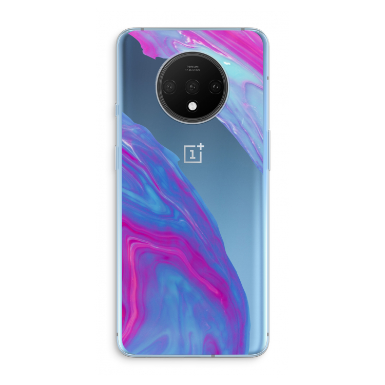 Zweverige regenboog: OnePlus 7T Transparant Hoesje