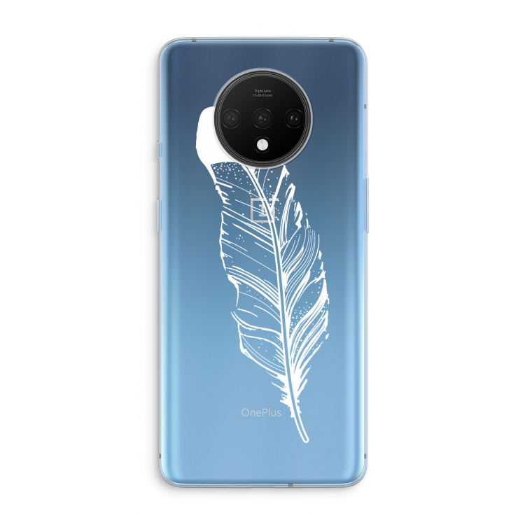 Pluim: OnePlus 7T Transparant Hoesje