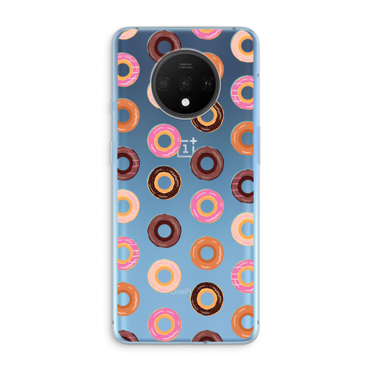 Donuts: OnePlus 7T Transparant Hoesje