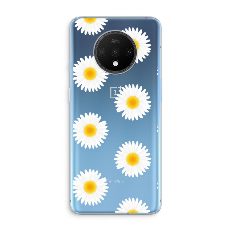 Margrietjes: OnePlus 7T Transparant Hoesje