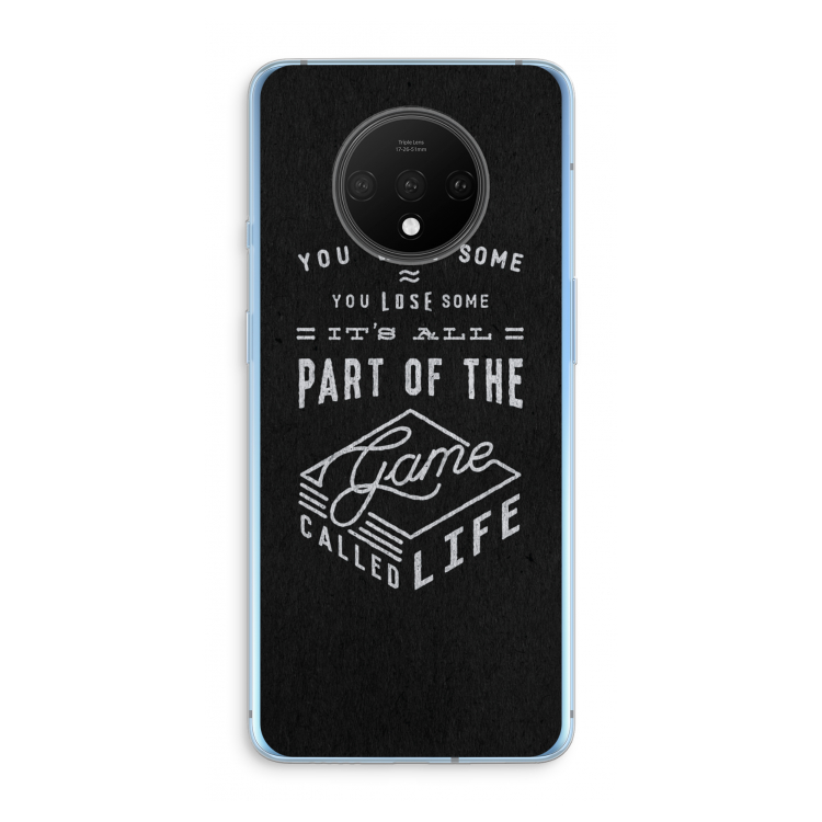 Life: OnePlus 7T Transparant Hoesje