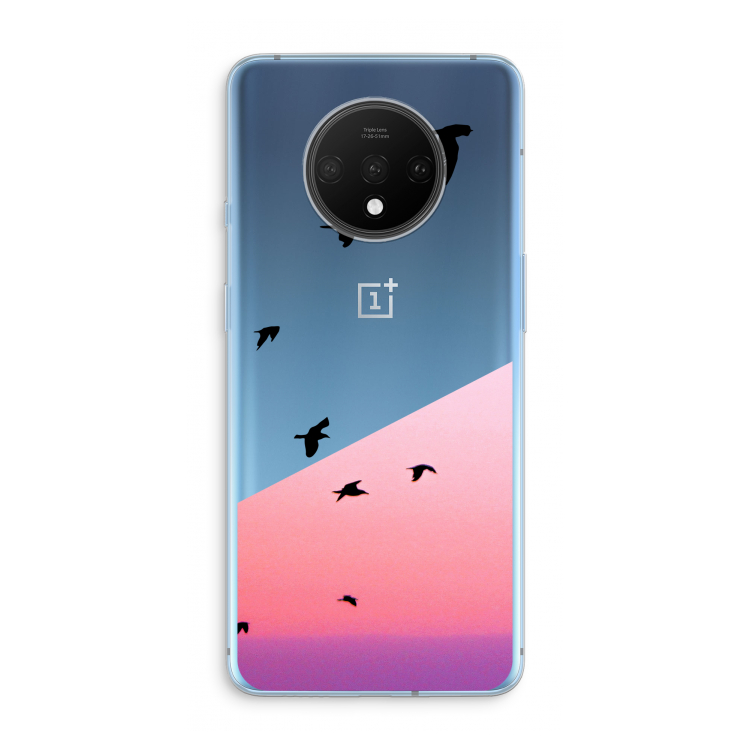 Fly away: OnePlus 7T Transparant Hoesje