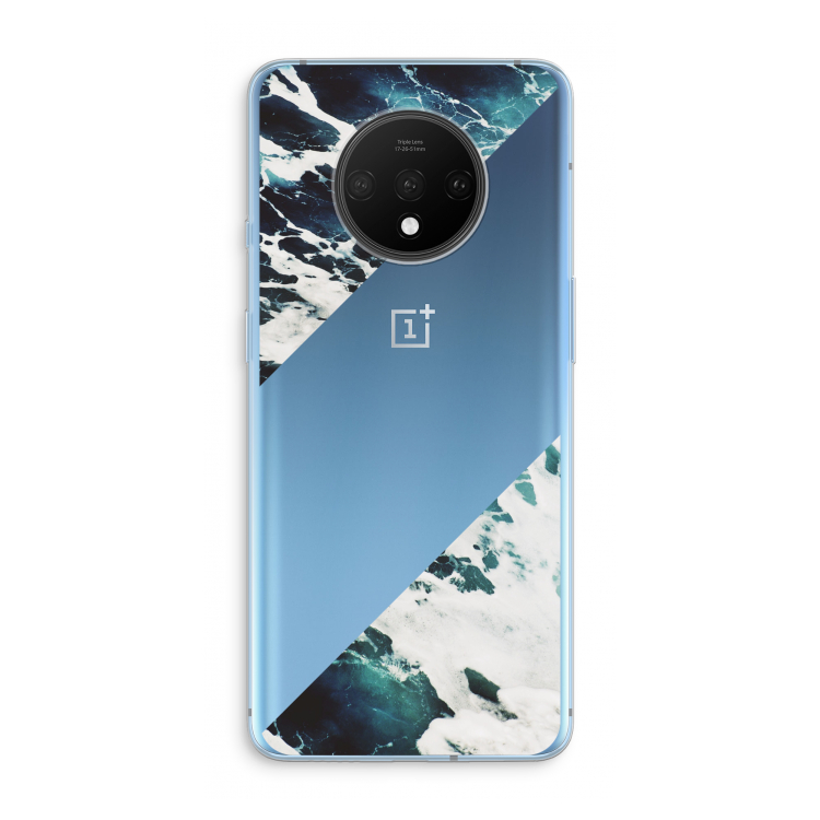 Golven: OnePlus 7T Transparant Hoesje