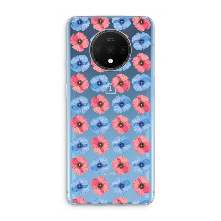 Klaproosjes: OnePlus 7T Transparant Hoesje