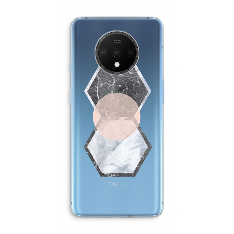 Creatieve toets: OnePlus 7T Transparant Hoesje