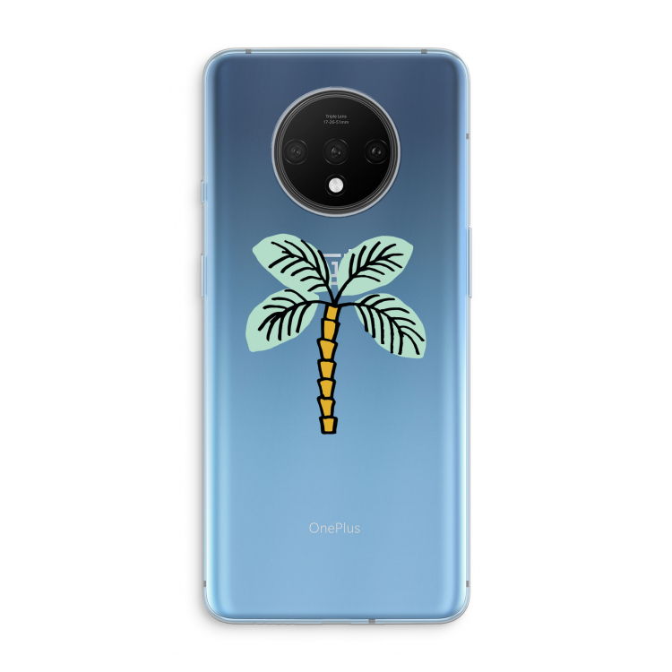 Palmboom: OnePlus 7T Transparant Hoesje