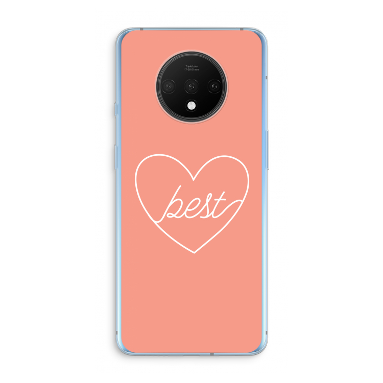 Best heart: OnePlus 7T Transparant Hoesje