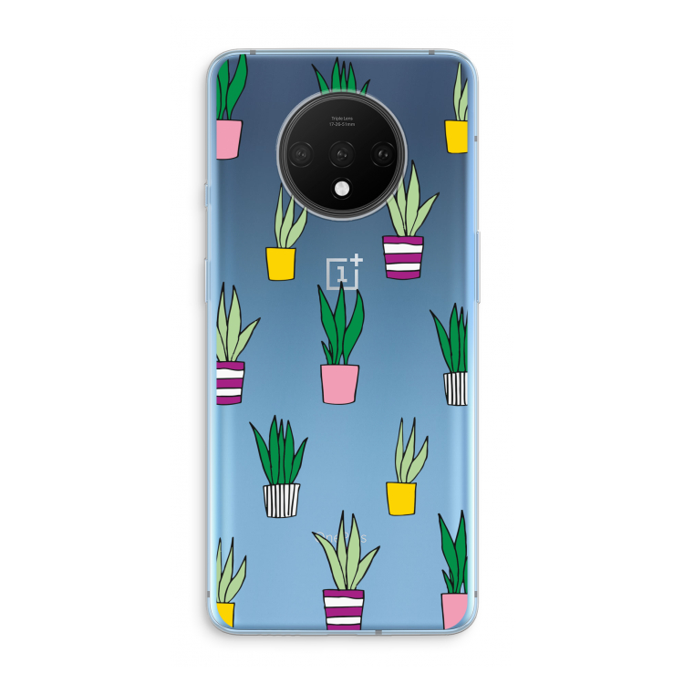 Sanseveria: OnePlus 7T Transparant Hoesje