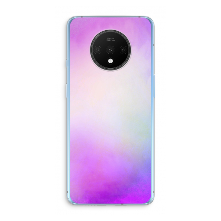 Clouds pastel: OnePlus 7T Transparant Hoesje