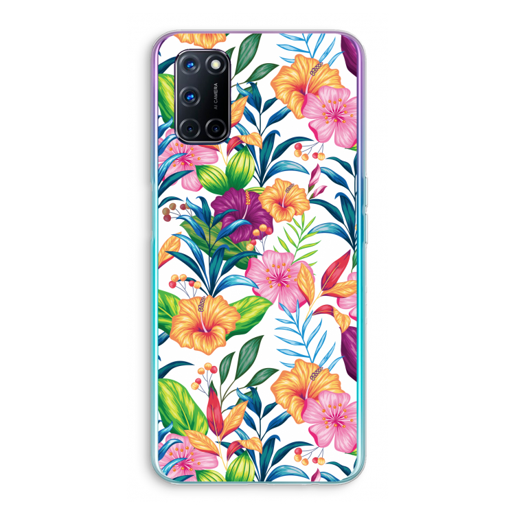 Tropisch 2: Oppo A52 Transparant Hoesje