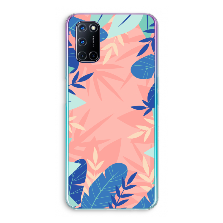 Tropisch: Oppo A52 Transparant Hoesje