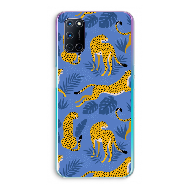 Luipaard: Oppo A52 Transparant Hoesje