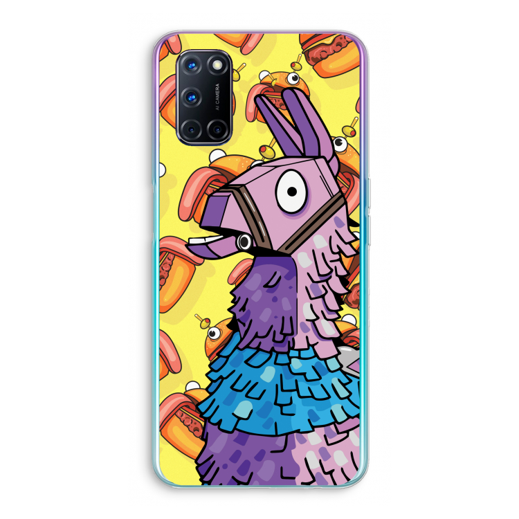 Loot Burger: Oppo A52 Transparant Hoesje