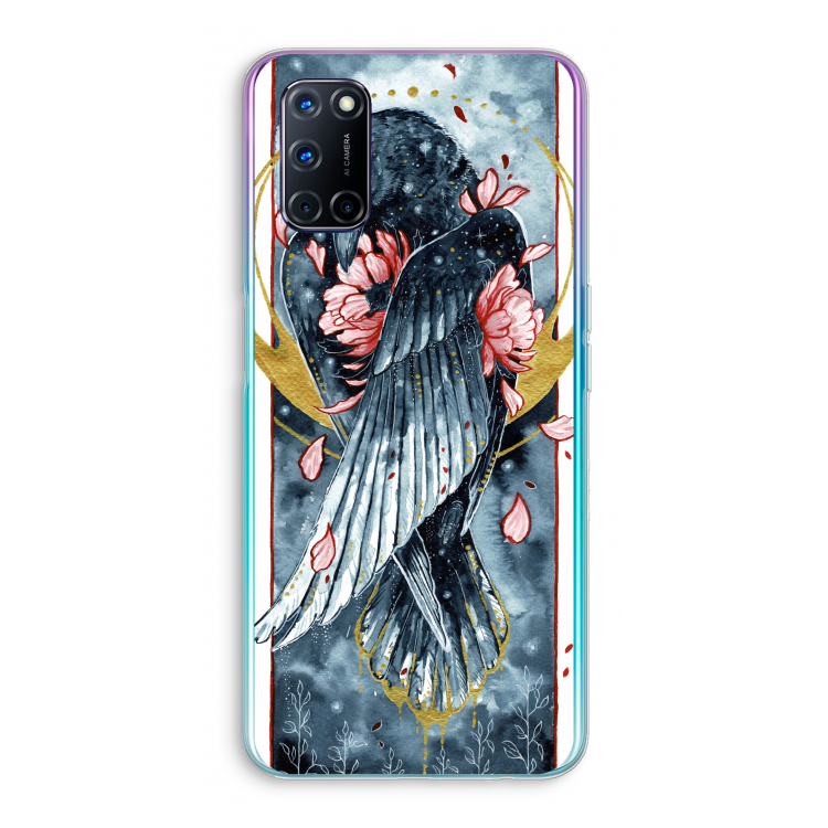 Golden Raven: Oppo A52 Transparant Hoesje