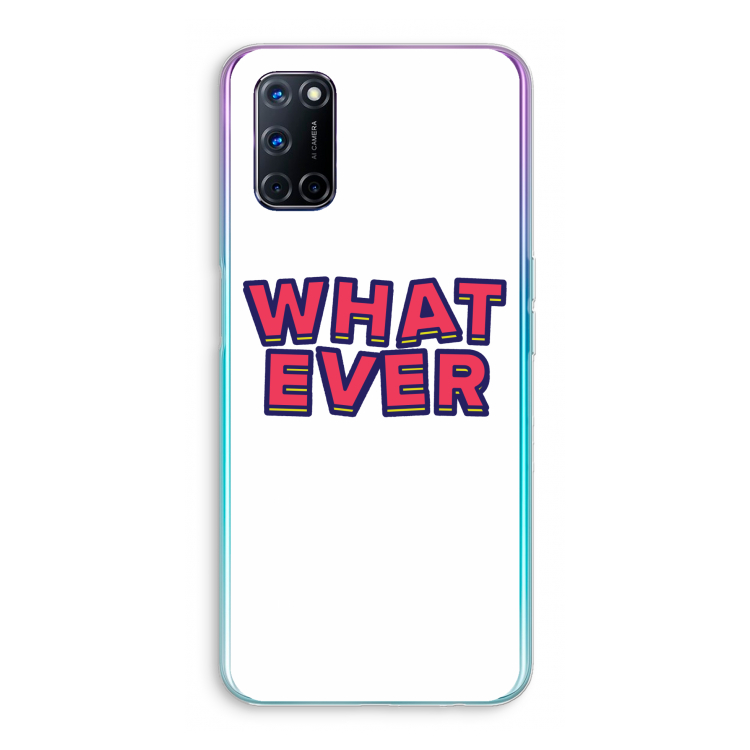 Whatever: Oppo A52 Transparant Hoesje