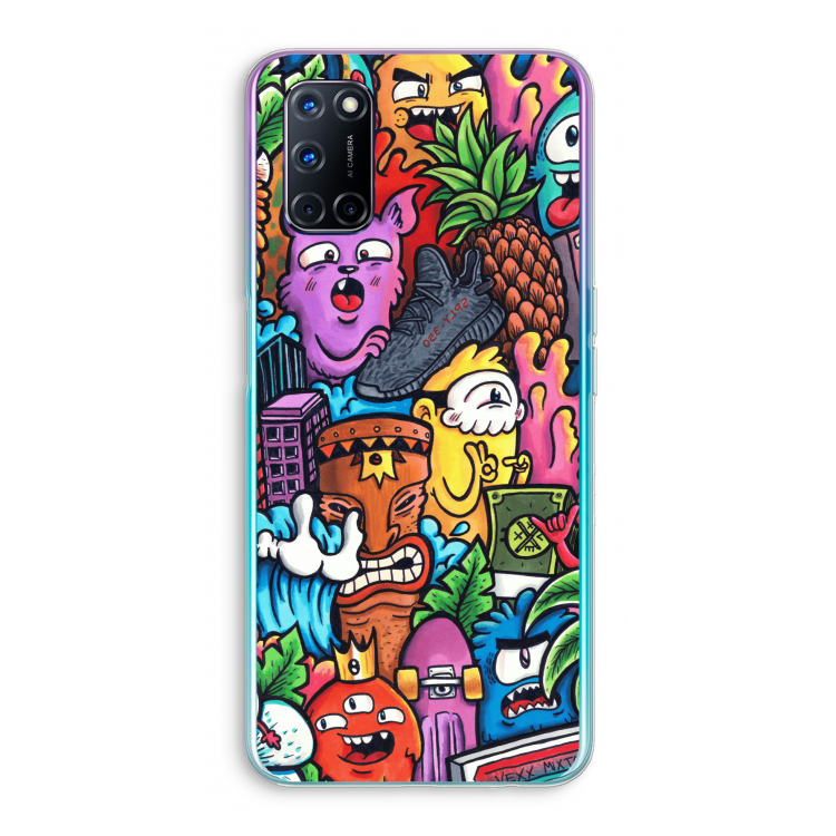 Vexx Mixtape: Oppo A52 Transparant Hoesje