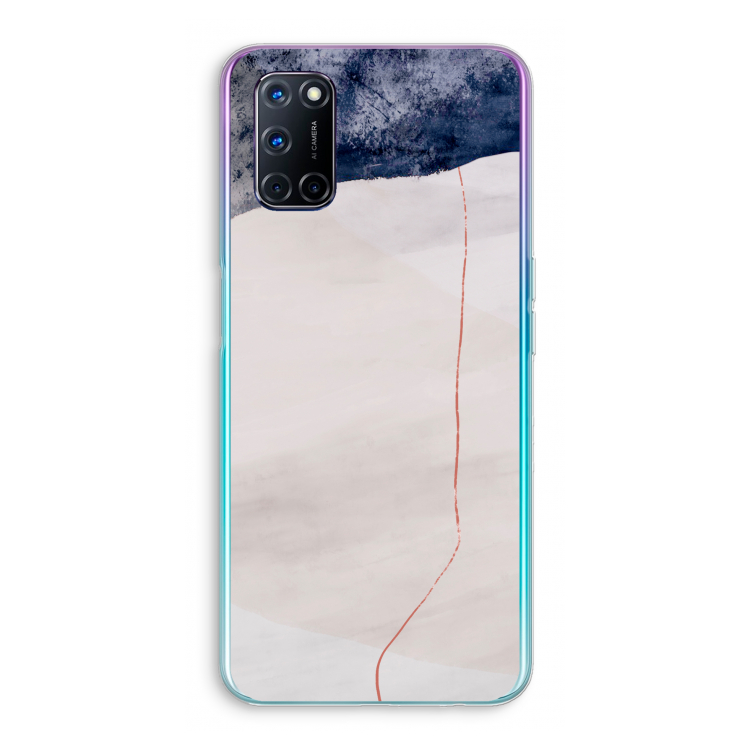 Stone White: Oppo A52 Transparant Hoesje