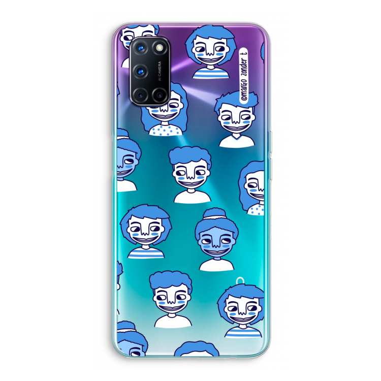 Gezichtjes: Oppo A52 Transparant Hoesje