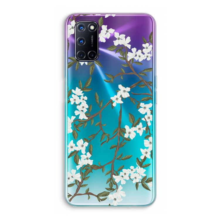 Blossoming spring: Oppo A52 Transparant Hoesje