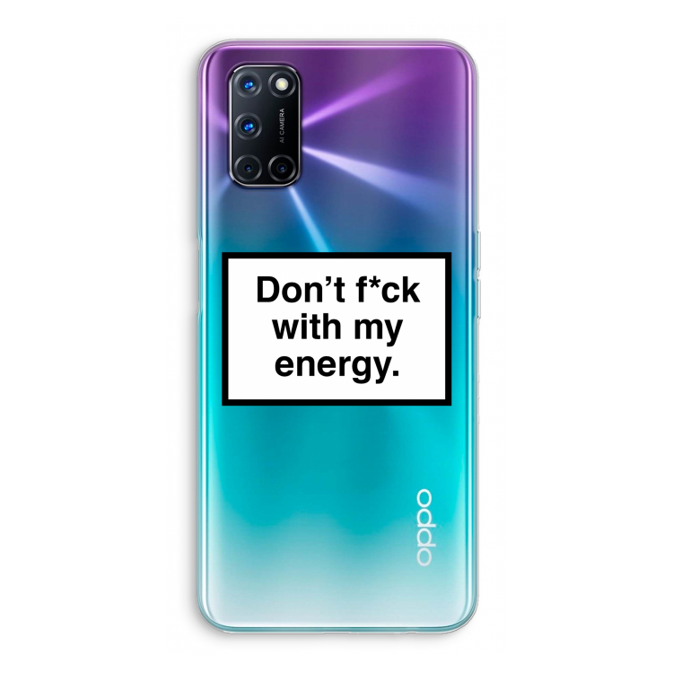 My energy: Oppo A52 Transparant Hoesje