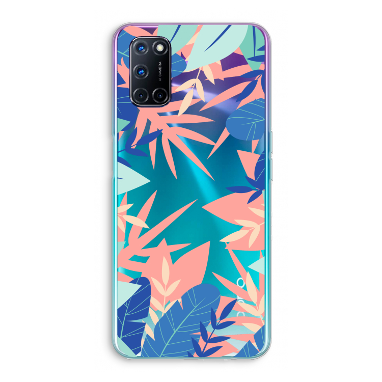 Tropisch: Oppo A52 Transparant Hoesje