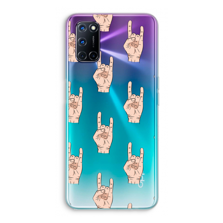 Rock: Oppo A52 Transparant Hoesje