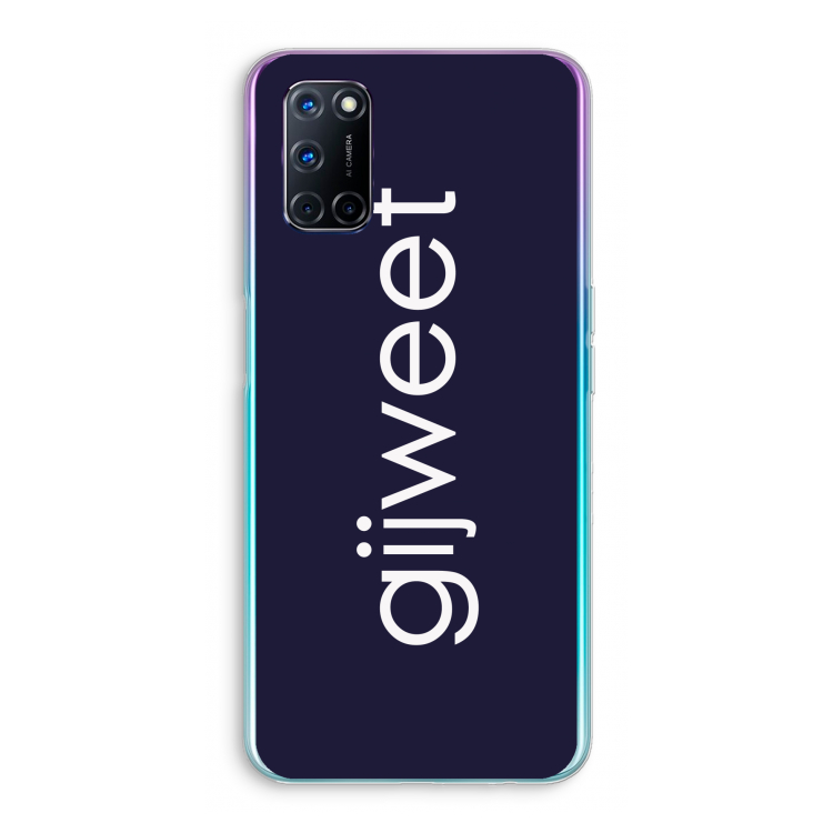 Gijweet: Oppo A52 Transparant Hoesje