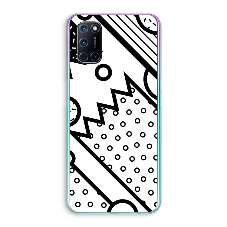 Pop Art #4: Oppo A52 Transparant Hoesje