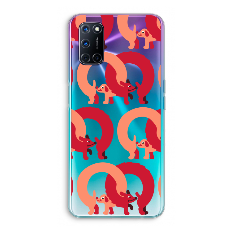 Dogs: Oppo A52 Transparant Hoesje