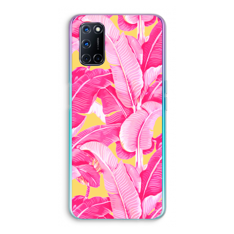 Pink Banana: Oppo A52 Transparant Hoesje