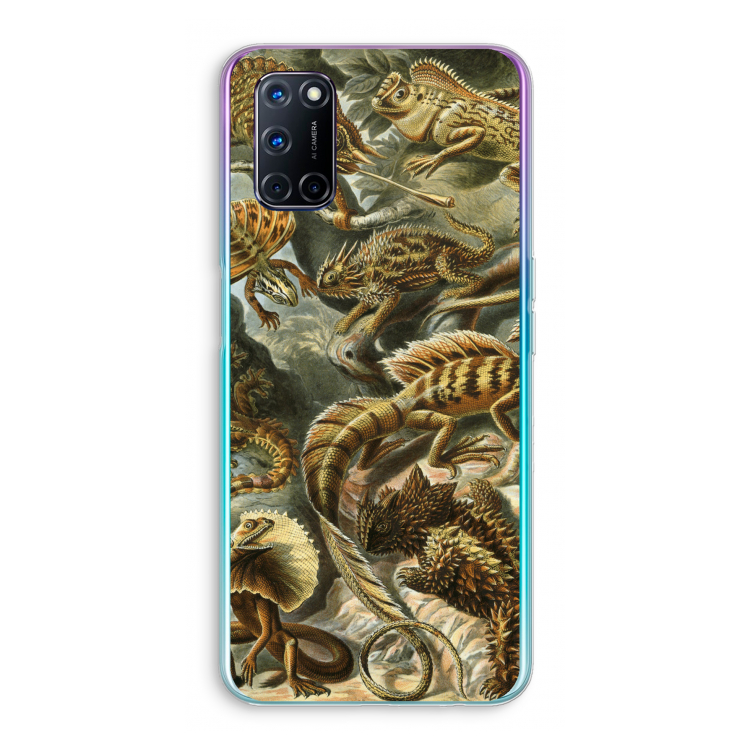 Haeckel Lacertilia: Oppo A52 Transparant Hoesje