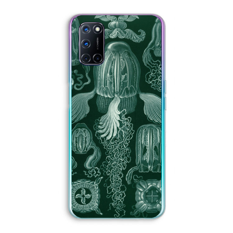 Haeckel Cubomedusae: Oppo A52 Transparant Hoesje