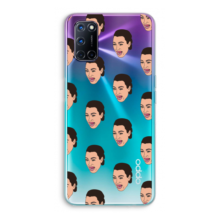 Ugly Cry Call: Oppo A52 Transparant Hoesje