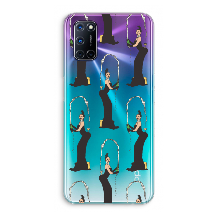 Pop Some Kim: Oppo A52 Transparant Hoesje
