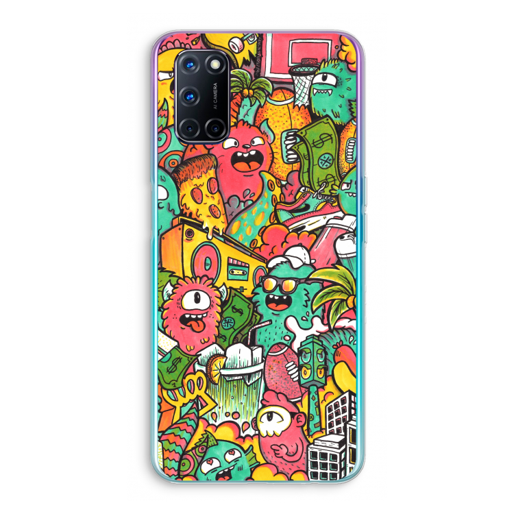 Vexx City: Oppo A52 Transparant Hoesje