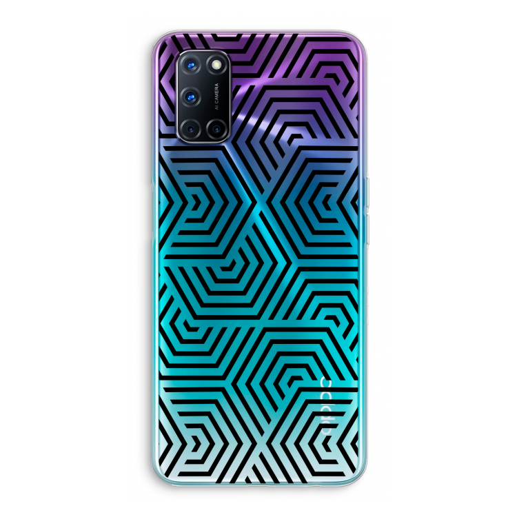 Magic pattern: Oppo A52 Transparant Hoesje