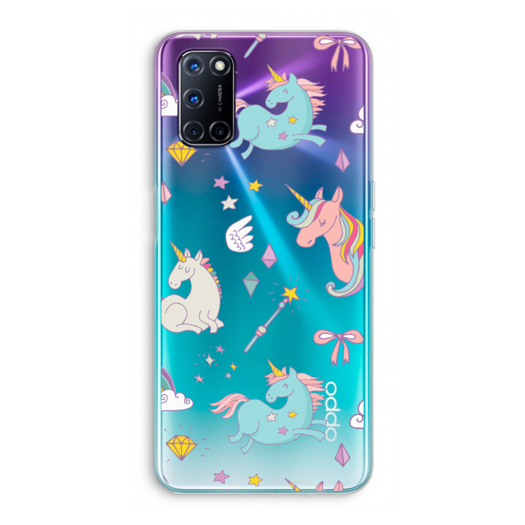 Fantasiewereld: Oppo A52 Transparant Hoesje