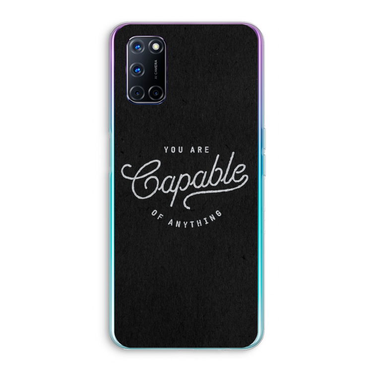 Capable: Oppo A52 Transparant Hoesje