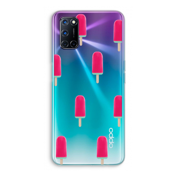 Waterijsje: Oppo A52 Transparant Hoesje