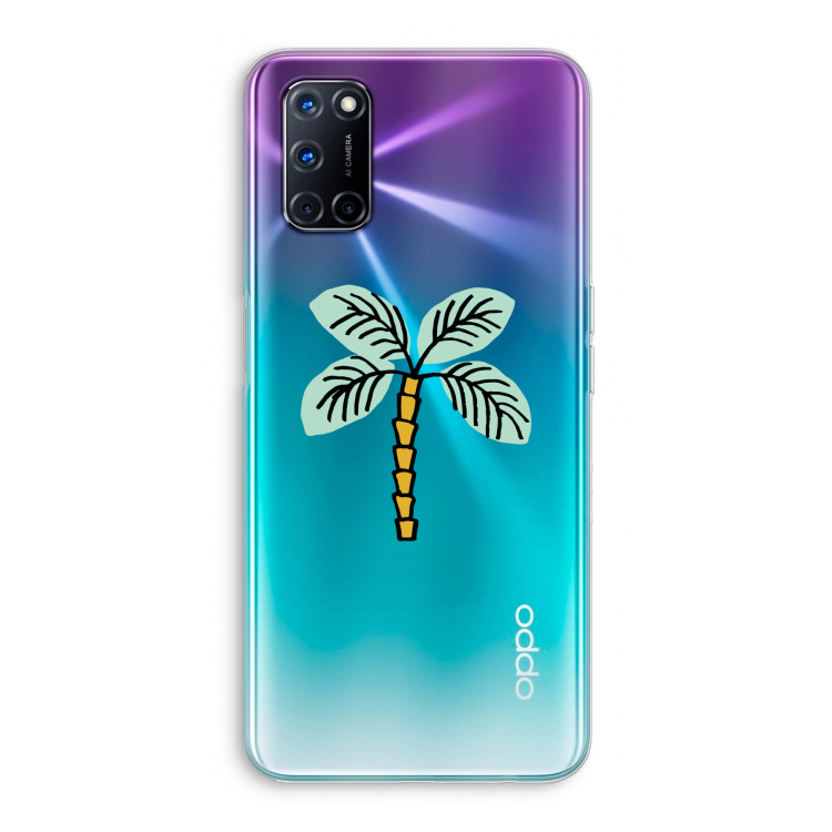 Palmboom: Oppo A52 Transparant Hoesje