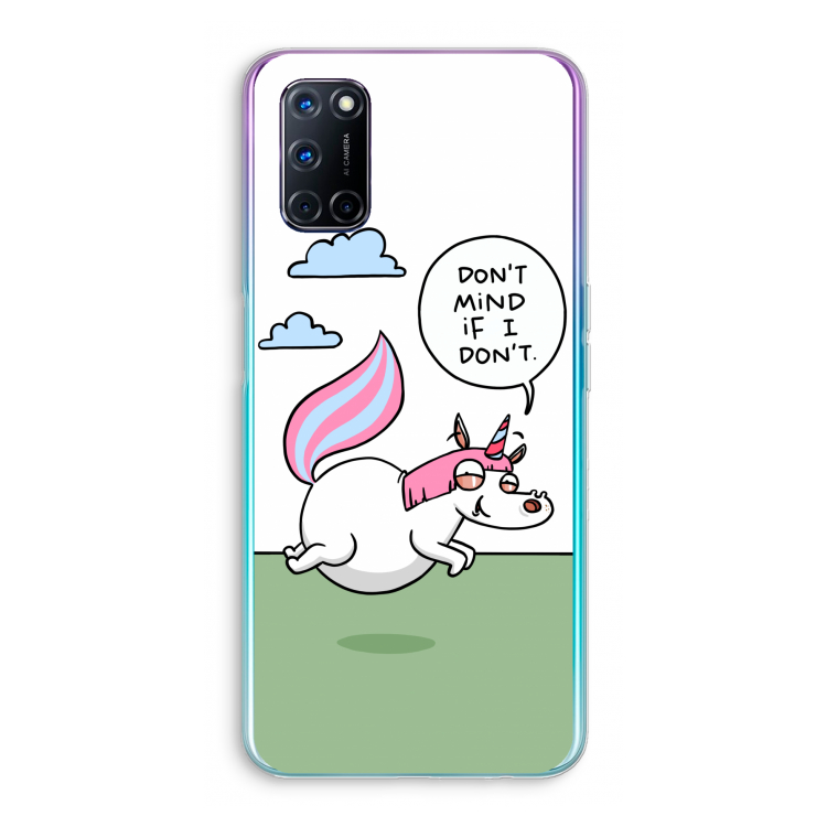 Unicorn: Oppo A52 Transparant Hoesje