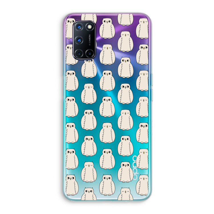 Uilen: Oppo A52 Transparant Hoesje