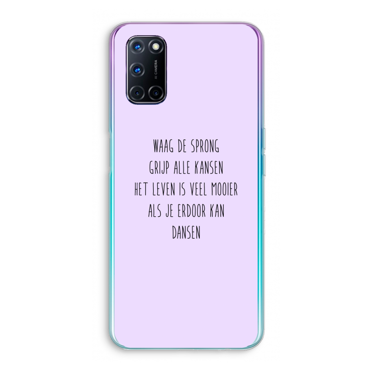 Sprong: Oppo A52 Transparant Hoesje