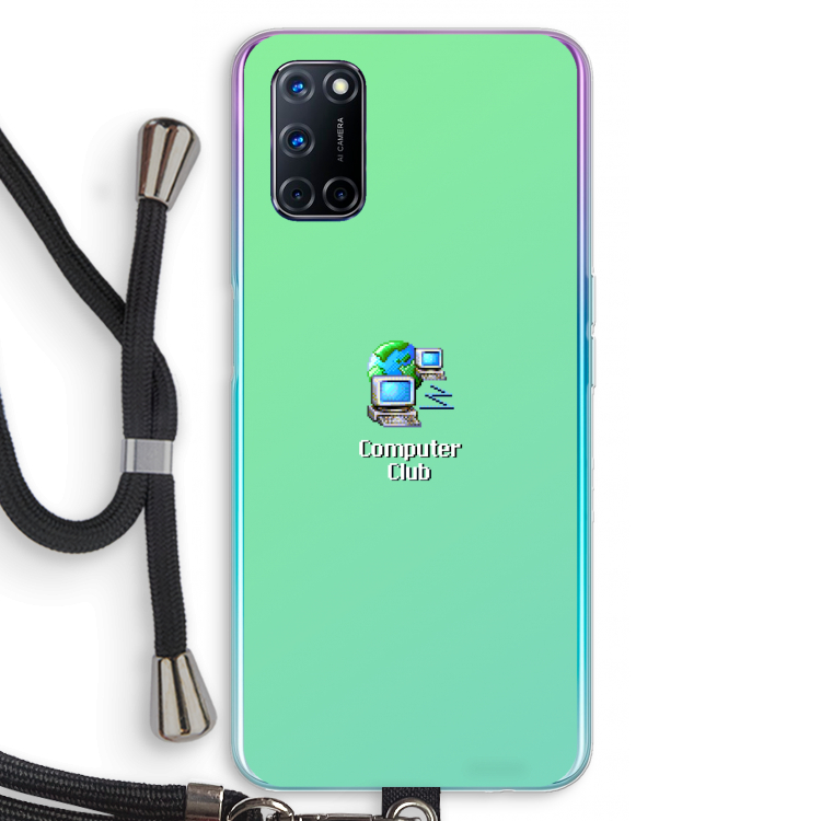 Win98: Oppo A52 Transparant Hoesje met koord
